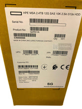 Load image into Gallery viewer, R0P87A I New HPE MSA 14.4TB SAS 12G Enterpr 10K SFF 2.5in 512e 6pack HDD Bundle
