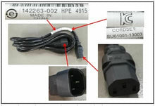 Load image into Gallery viewer, 142263-001 I New Genuine HP Compaq IEC to IEC AC Power Cable 2m (6ft)