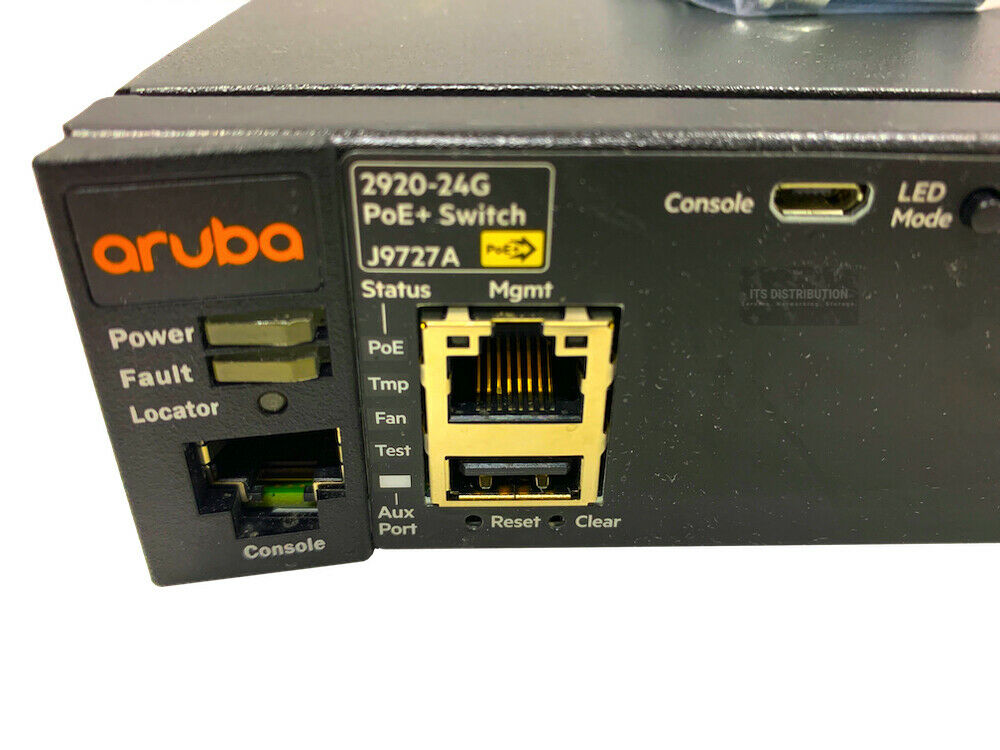 J9727A I HPE Aruba 2920-24G-POE+ Switch + J9733A Module – IT