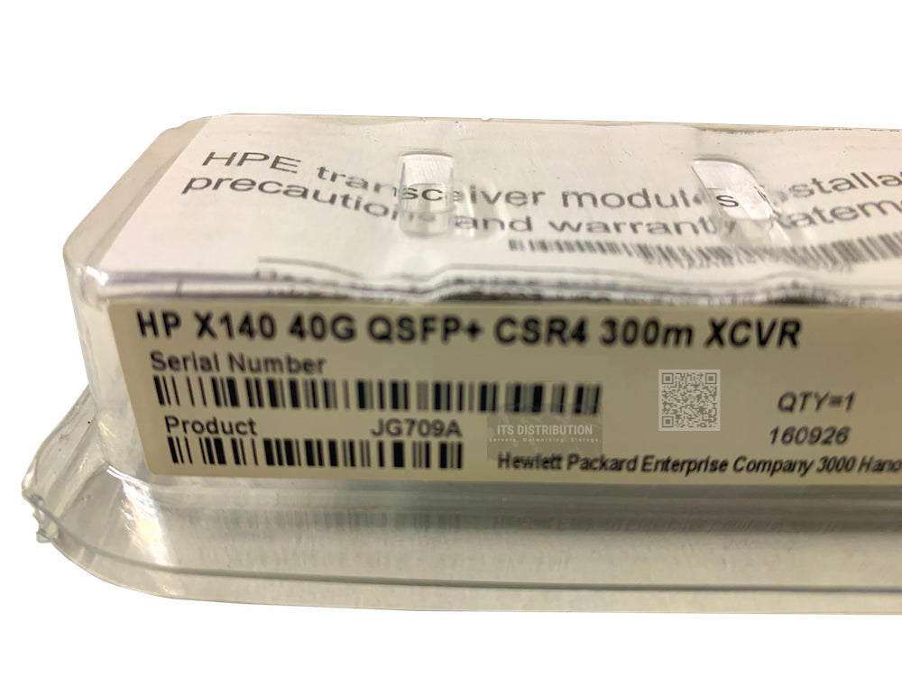 JG709A I Genuine New Sealed HP X140 40G QSFP+ MPO MM 850nm CSR4 300m  Transceiver