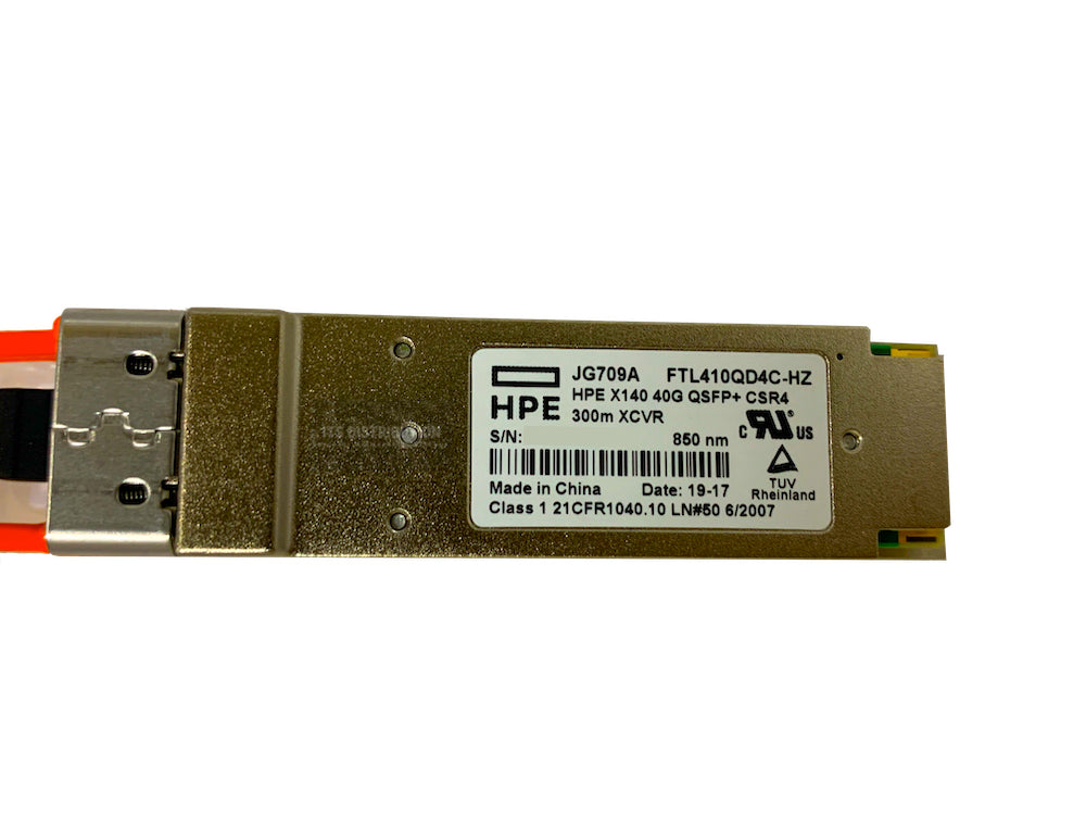 JG709A I Genuine New Sealed HP X140 40G QSFP+ MPO MM 850nm CSR4 300m  Transceiver