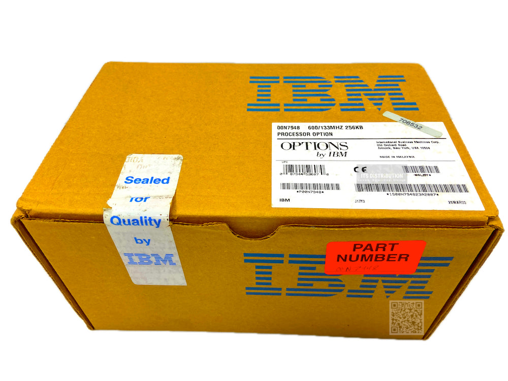 00N7948 I New Sealed IBM Intel Pentium III 600MHz Processor CPU Upgrade 37L6034