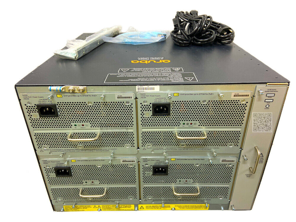 J9851A I LOADED HPE Aruba J9822A 5412R v3 zl2 Switch J9827A J9534A J95 ...