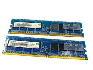 GX081AV I HP 2GB DDR2 SDRAM Memory Module 2GB 2 x 1GB 800MHz Desktop DDR2 SDRAM