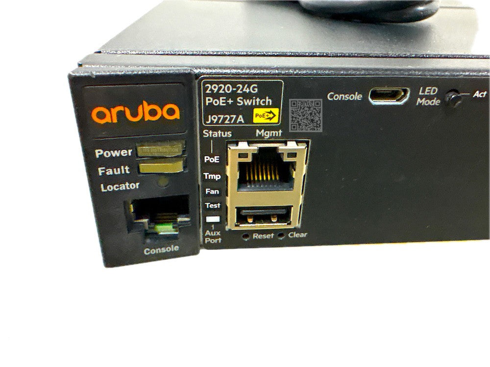 J9727a J9727A I HPE Aruba 2920-24G-POE+ Switch + J9733A J9731A Modules – IT ...