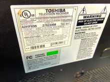 Load image into Gallery viewer, 42HPX95 I Toshiba Cinema 42&quot; 16:9 24bit G Link Dolby Audio Plasma HDMI HDTV