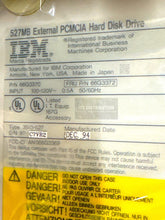 Load image into Gallery viewer, 66G3370 I Open Box IBM PS2 527MB External PCMCIA HardDisk Drive 3513-527 66G33723