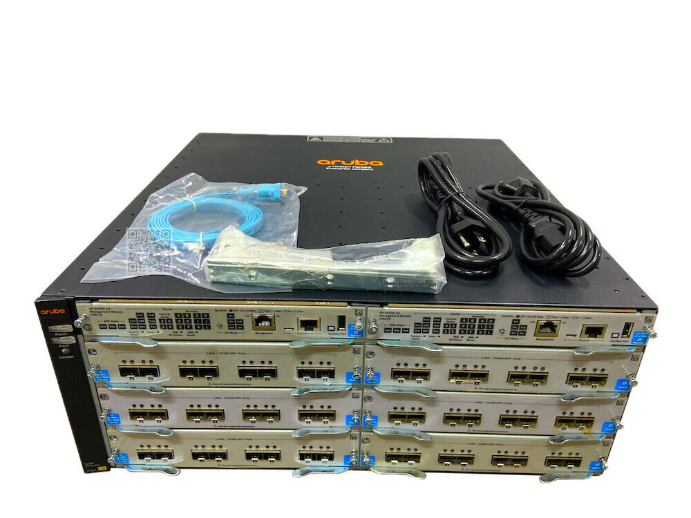 J9850A I LOADED HPE Aruba 5406R zl2 Switch CTO 6x J9538A 2x J9828A 2x J9827A