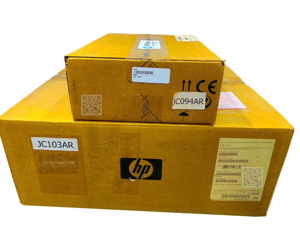 JC103A I Renew Sealed HP 5800 24GB SFP Switch + JC094A Module