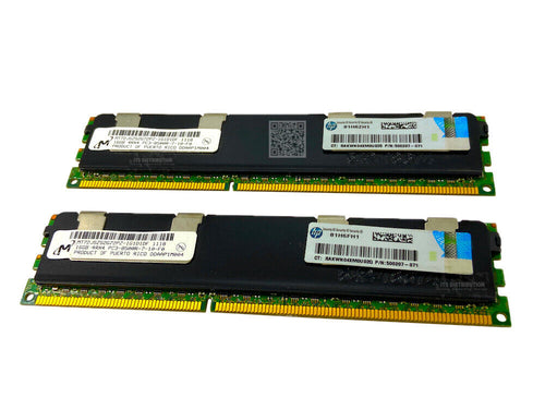 500666-B21 I Genuine HPE 16GB DDR3 Memory Module 1 x 16GB SDRAM DIMM 500207-071