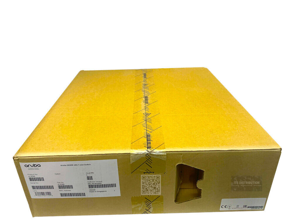 JL319A I New Sealed HPE Aruba 2930M 24G 1-Slot Switch