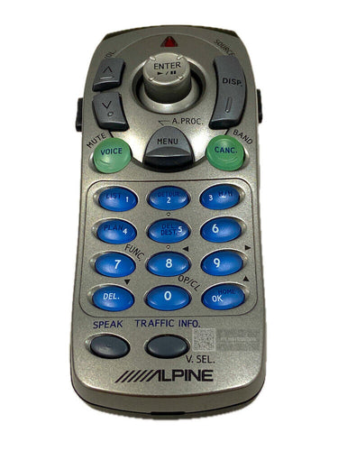 RUE-4140 | ALPINE Car Navigation Wireless Remote Control for Blackbird Satellite