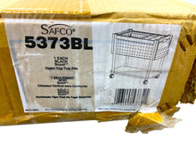 Load image into Gallery viewer, 5373BL I Open Box Safco Scoot Open Top Mobile Tub File Black Storage Office Cart