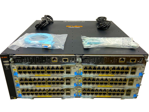 J9850A I LOADED HPE Aruba 5406R zl2 Switch CTO 2x J9828A 6x J9536A 2x J9827A