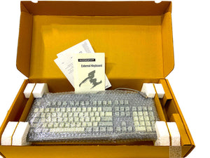 NWKBEXT101 I New Toshiba NoteWorthy 104 Key Enhanced PS/2 W95 Keyboard 6ft Cable