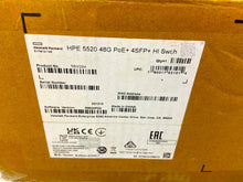 Load image into Gallery viewer, R8M29A I Open Box HPE FlexNetwork 5520 48G PoE+ 4SFP+ HI 1-slot Switch