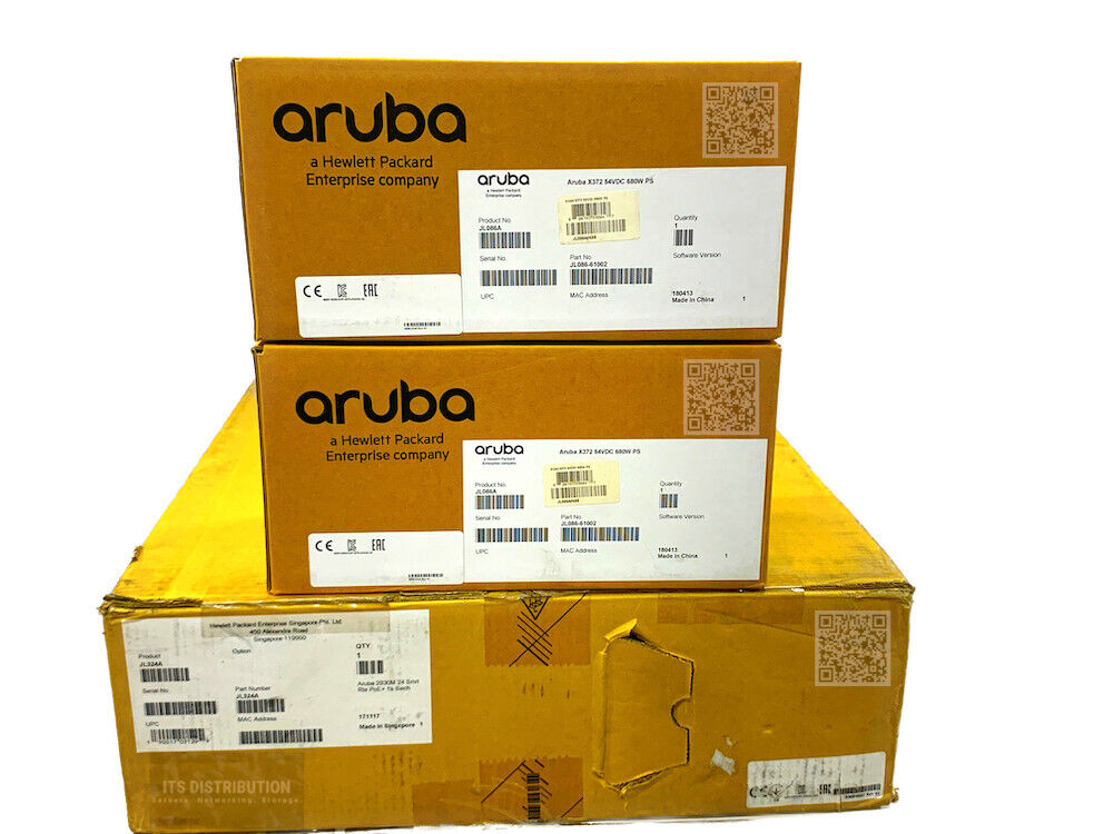 JL324A I DUAL POWER New HPE Aruba 2930M 24 HPE Smart Rate PoE+ 1-Slot Switch