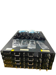 JC772A I LOT OF 4 HP 5900AF-48XG-4QSFP+ Switches Dual PSU Fans JC680A JC682A