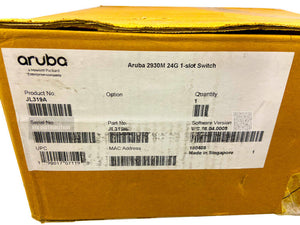 JL319A I Open Box HPE Aruba 2930M 24G 1-Slot Switch