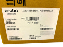 Load image into Gallery viewer, JL662A I New Sealed HPE Aruba 6300M 24G CL4 PoE 4SFP56 Switch + JL087A PSU