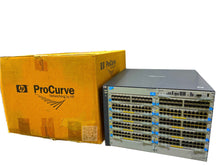 Load image into Gallery viewer, J9448A I LOADED Open Box HPE E5412-92G-PoE+/4SFP zl Switch Chassis J8702A J8706A