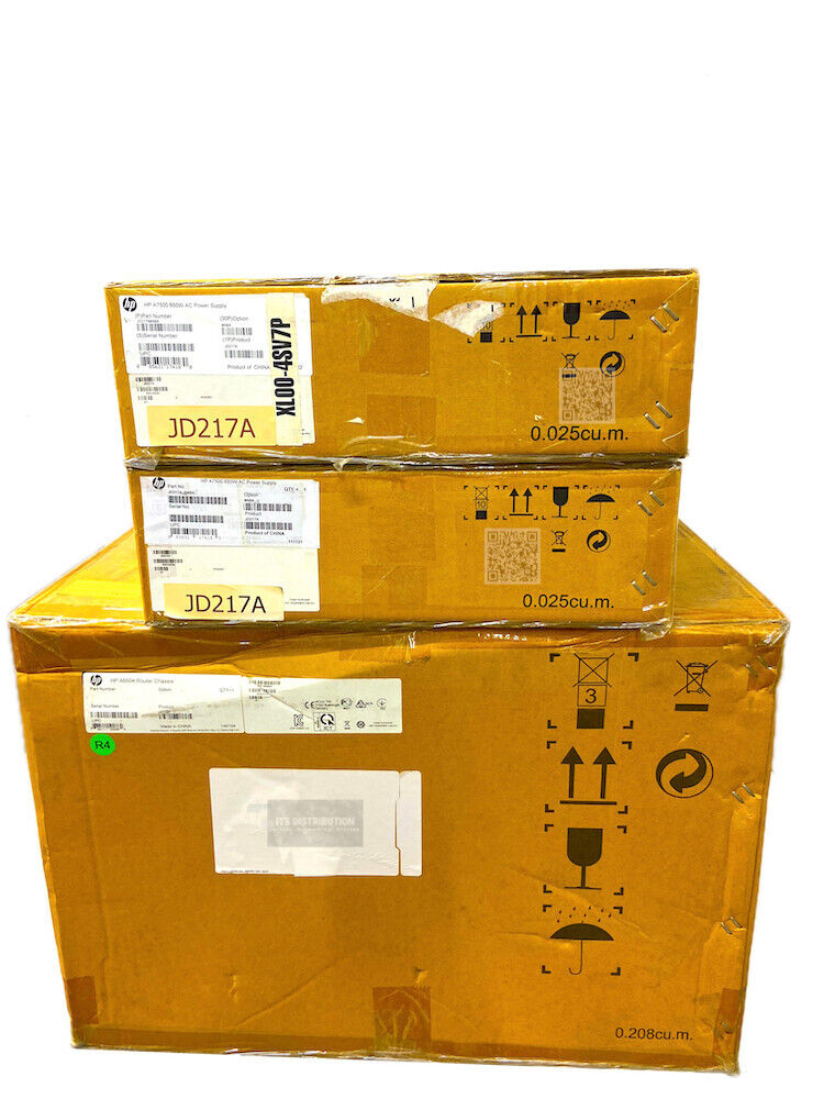 JC178B I DUAL POWER New HPE FlexNetwork SR6604 0235A0JE Router Chassis JD217A