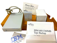 Load image into Gallery viewer, 10H4270 I IBM 680/1360MB External Tape Backup Parallel Port Drive Kit OPEN BOX1