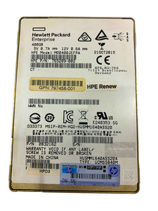 779168-B21 I Genuine HP 400GB Hot-Plug Solid State Drive SSD SAS SFF 797539-001