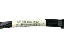 Load image into Gallery viewer, 668242-001 I Genuine ProLiant HP Mini SAS 90 Degree Drive Cable 22&quot;