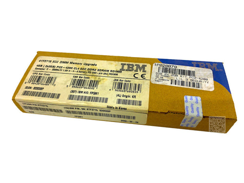 41Y2715 I IBM 4GB 2x2GB Kit PC2-4200 CL4 ECC DDR2 SDRAM RDIMM DDR2 Reg Memory
