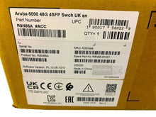 Load image into Gallery viewer, R8N86A I New Sealed HPE Aruba 6000 48G 4SFP Switch (Replacement for J9775A)