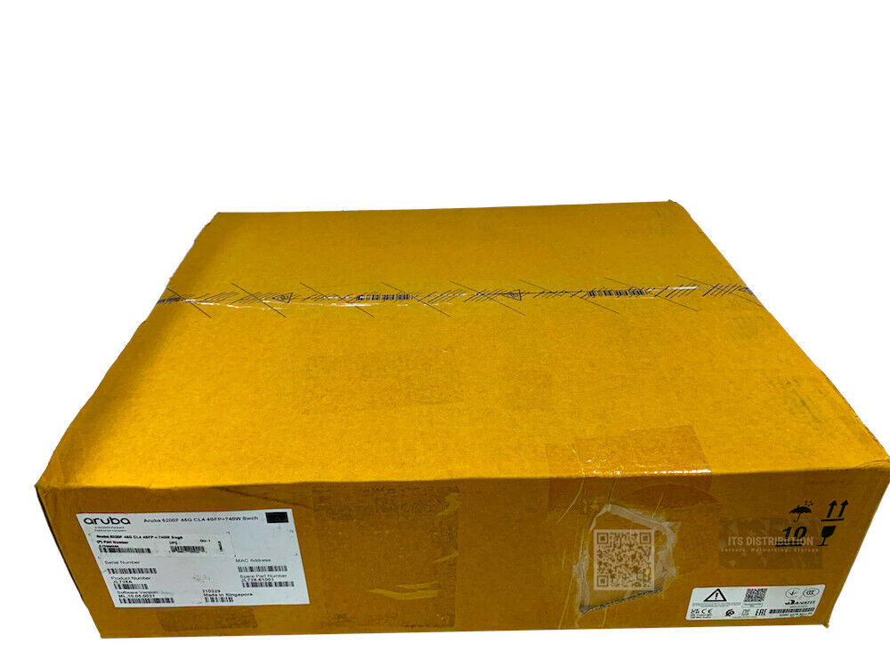 JL728A I New Sealed HPE Aruba 6200F 48G CL4 4SFP+ 740W Switch