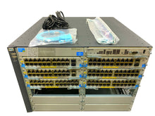 Load image into Gallery viewer, J9532A I LOADED HP E5412-92G-PoE+/2XG-SFP+ v2 zl Switch Chassis + J9536A
