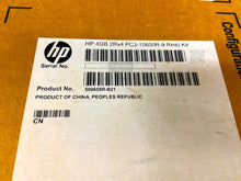 Load image into Gallery viewer, 500658-B21 I Renew Open Box Genuine HP 4GB DDR3 SDRAM Memory Module 501534-001