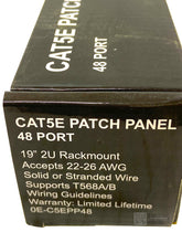 Load image into Gallery viewer, 0E-C5EPP48 I New ADI Pro W Box CAT 5E 48 Port IDC Terminal Block Patch Panel