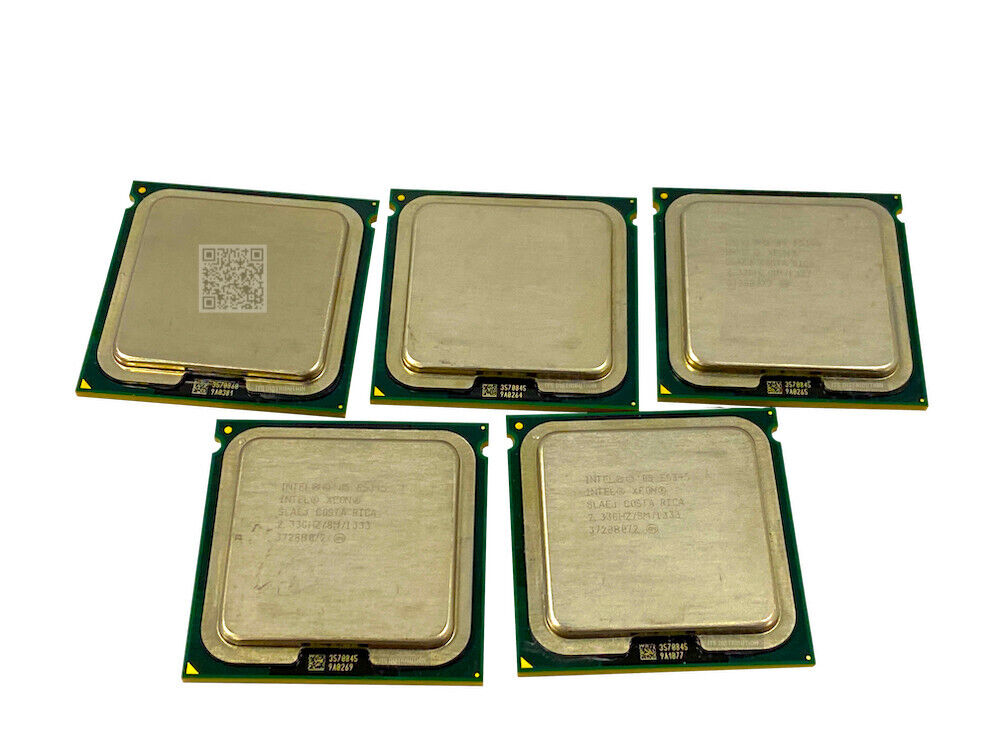 SLAEJ I LOT OF 5 Intel Xeon E5345 Quad-Core 2.33GHZ/8MB CPU Processors
