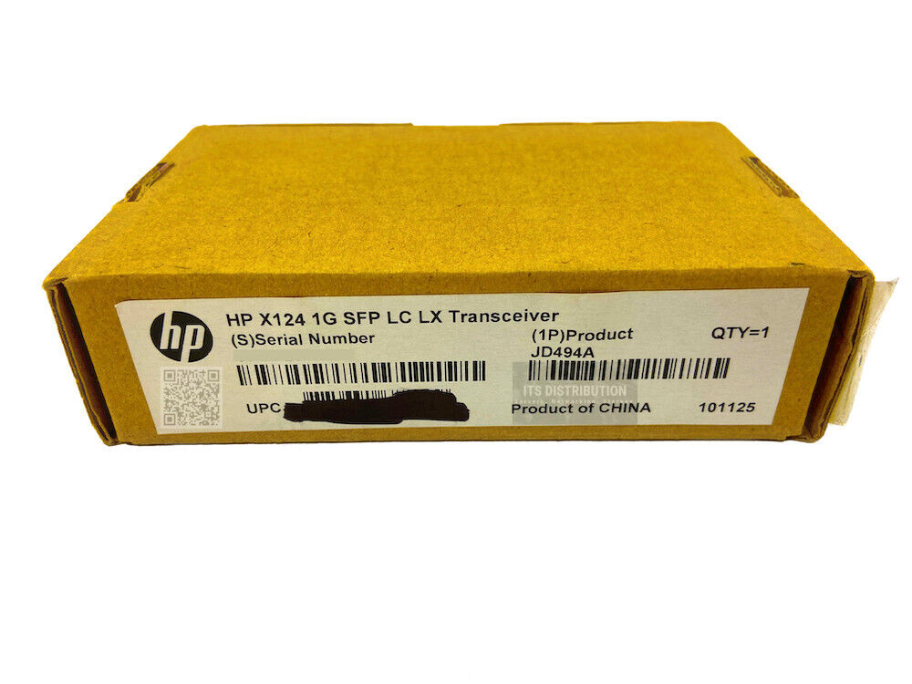 JD494A I Genuine Open Box HPE SFP (mini-GBIC) Module - 1 x