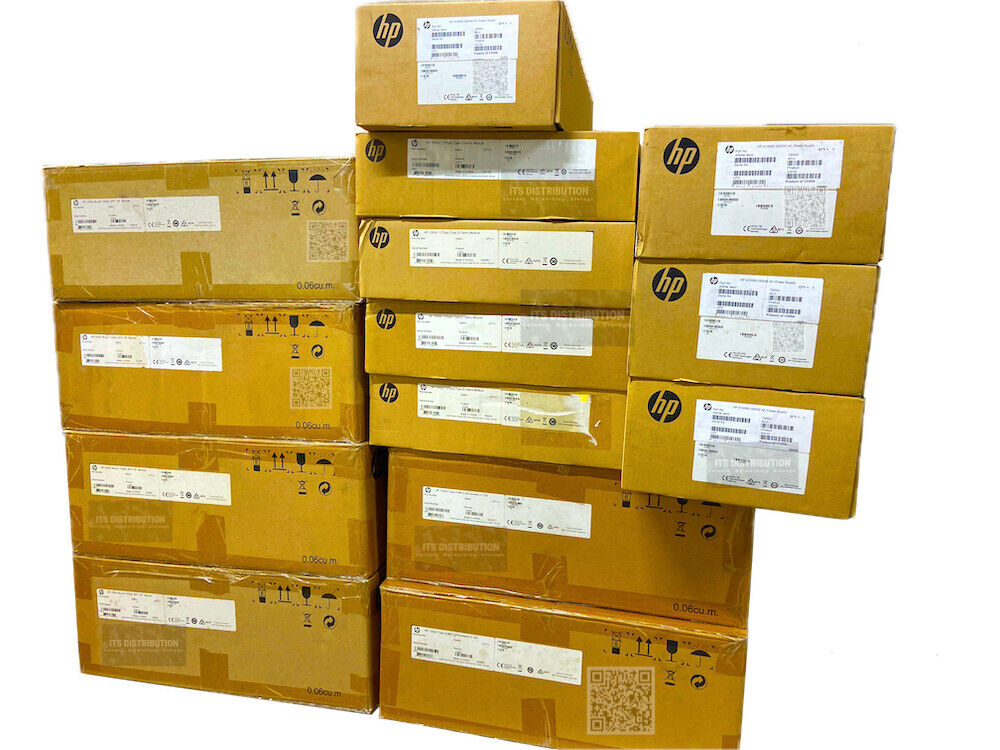 JC613A I NEW BUNDLE HP 10504 Switch 4x JC610A 4x JC752A 4x JC756A 2x JG496A
