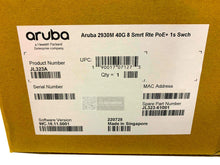 Load image into Gallery viewer, JL323A I New HPE Aruba 2930M 40G 8 HPE SmartRate PoE+ 1-Slot Switch + JL086A PSU