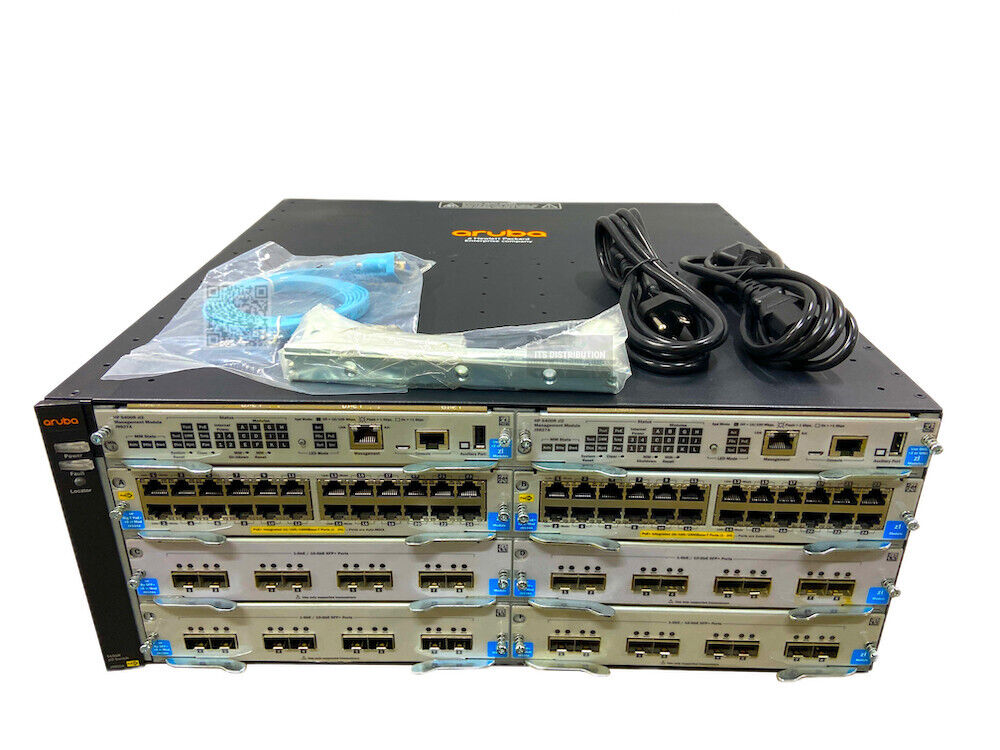 J9850A I LOADED HPE Aruba 5406R zl2 Switch CTO 4x J9538A 2x J9534A J9828A J9827A