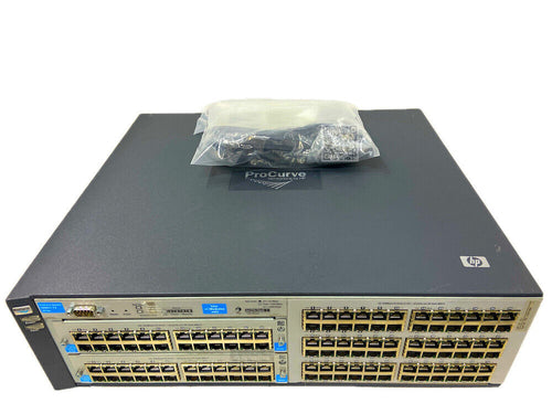 J8772A I LOADED HP ProCurve 4202vl-72 Port 10/100 Network Switch J8765B Modules