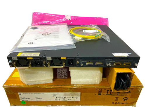 JG312A I LOADED Open Box HPE 5500-48G-4SFP HI Switch + 2x PSU + Module