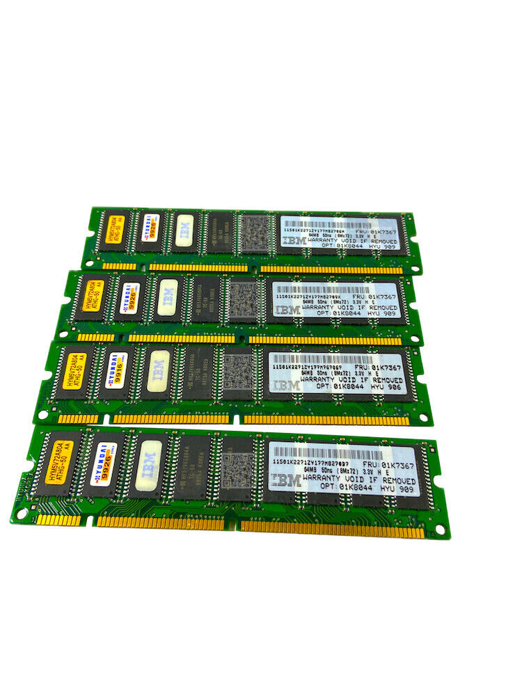 01K8044 I IBM 256MB x 64MB ECC DIMM EDO Memory Module Kit