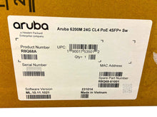 Load image into Gallery viewer, R8Q68A I New Sealed HPE Aruba 6200M 24G Class4 PoE 4SFP+Switch + JL086A PSU