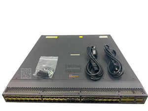 JH395A I LOADED HPE FlexFabric FF 5940 48SFP+ 6QSFP+ Switch + DUAL Power & Fans