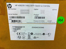Load image into Gallery viewer, JC106A | New Sealed HP A5820-14XG-SFP+with 2 Slots Switch + JC087A PSU