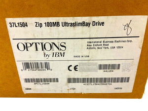 37L1504 I Open Box IBM ZIP 100MB UltraslimBay Drive 100MB 3.5" Internal 1.4 MB/s