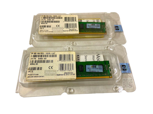 604500-B21 I GENUINE New Sealed HP 4GB DDR3 SDRAM Memory Module