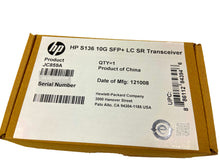 Load image into Gallery viewer, JC859A I Genuine Brand New HPE Transceiver S136 10G SFP+ LC SR