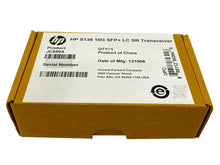 Load image into Gallery viewer, JC859A I Genuine Brand New HPE Transceiver S136 10G SFP+ LC SR